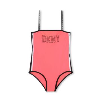 Dkny costum de baie dintr-o bucată pentru copii culoarea rosu