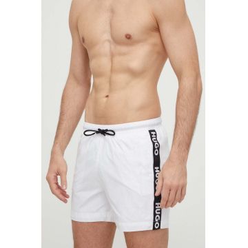 HUGO pantaloni scurți de baie culoarea alb 50500973