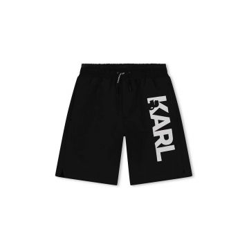 Karl Lagerfeld pantaloni scurti de baie copii culoarea negru