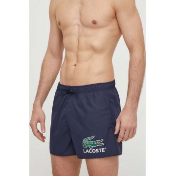 Lacoste pantaloni scurti de baie culoarea albastru marin