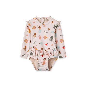 Liewood costum de baie dintr-o bucată pentru bebeluși Sille Baby Printed Swimsuit