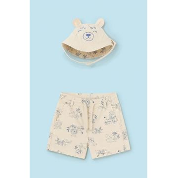 Mayoral pantaloni scurți de baie pentru bebeluși culoarea bej Mayoral pantaloni scurți de baie pentru bebeluși culoarea bej