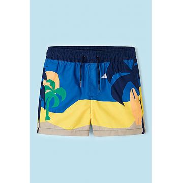 Pantaloni scurti cu imprimeu tropical