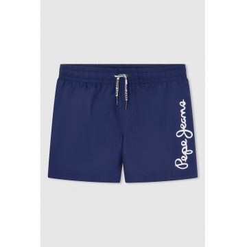 Pantaloni scurti de baie cu imprimeu logo