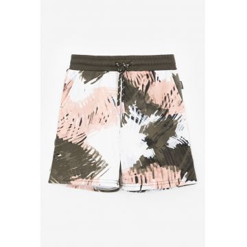 Pantaloni scurti de trening cu model abstract