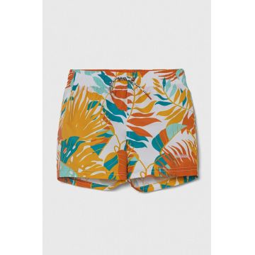 Pepe Jeans pantaloni scurti de baie copii LEAF SWIMSHORT culoarea galben