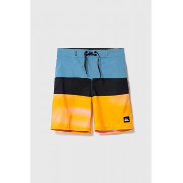 Quiksilver pantaloni scurti de baie copii EVERYDAYPANEL culoarea portocaliu