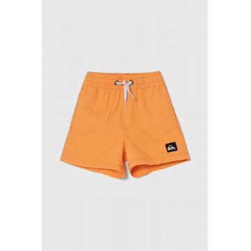 Quiksilver pantaloni scurti de baie copii SOLID BOY 12 culoarea portocaliu