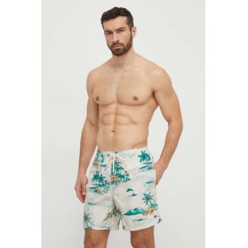 Quiksilver pantaloni scurti de baie culoarea bej Quiksilver pantaloni scurti de baie culoarea bej