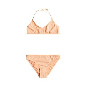 Roxy costum de baie pentru copii din două piese BASIC ACTIVE culoarea portocaliu