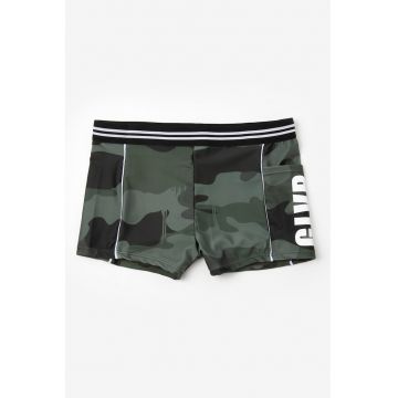 Slip cu imprimeu camuflaj Slip cu imprimeu camuflaj