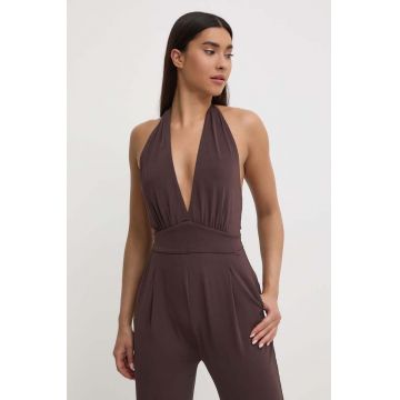 Max Mara Beachwear combinezon plajă culoarea maro, 2416641029600 2416640000000