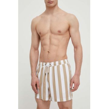 Michael Kors pantaloni scurti de baie culoarea bej