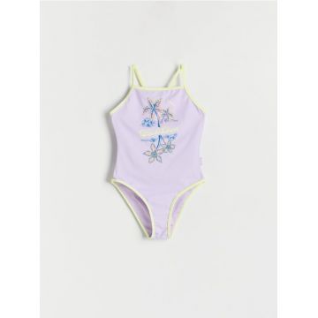 Reserved - GIRLS` SWIMMING SUIT - lavand