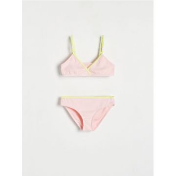Reserved - GIRLS` SWIMMING SUIT - roz-pastel