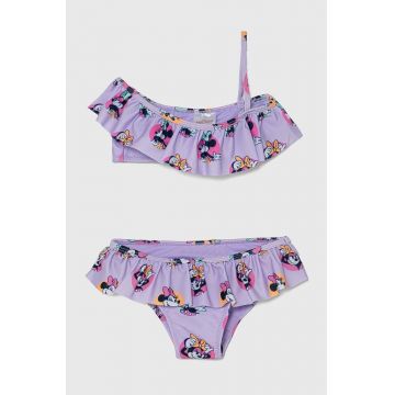 zippy costum de baie pentru copii din două piese x Disney culoarea violet