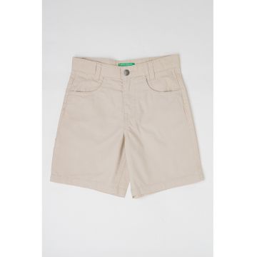 Pantaloni scurti cu model cu 5 buzunare