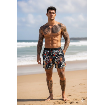 Sort de baie cu imprimeu 12528 D5-4.1