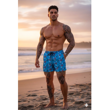 Sort de baie cu imprimeu 12530 D6-3.1