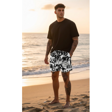 Sort de baie cu imprimeu 12539 D2-1.1