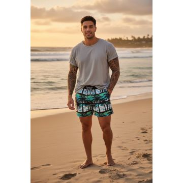 Sort de baie cu imprimeu 12543 I15-1.2