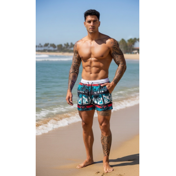 Sort de baie cu imprimeu 12546 N3-4.1