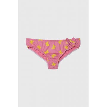 United Colors of Benetton slip de baie copii culoarea roz