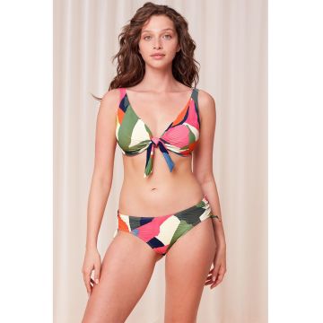 Sutien triunghiular de baie cu nod frontal