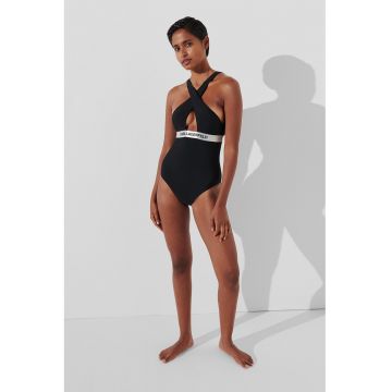 Costum de baie intreg cu decupaje