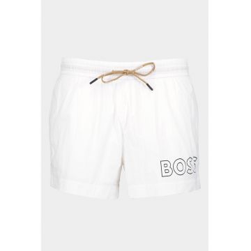 Pantaloni scurti de baie cu logo Mooneye