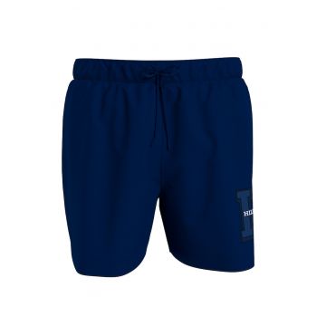 Pantaloni scurti de baie cu snur si logo