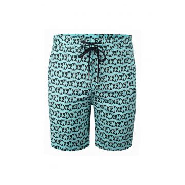 Pantaloni scurti de baie cu buzunare cu fermoar si model Dazzers 28989