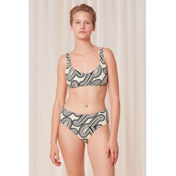 Sutien de baie cu model geometric