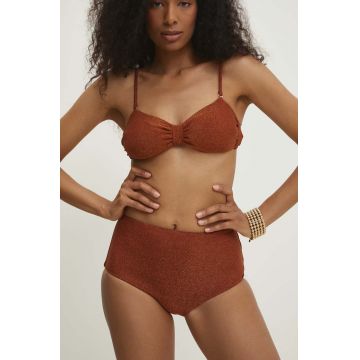 Answear Lab chiloti de baie culoarea auriu