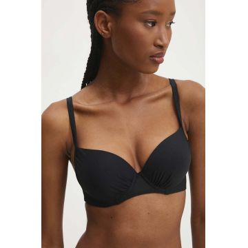 Answear Lab sutien de baie culoarea negru, cupa rigidizata