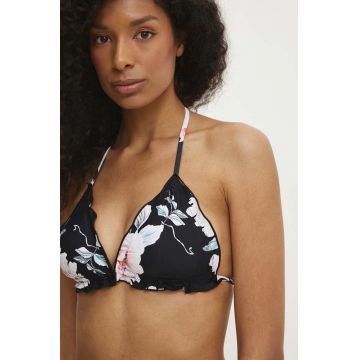 Answear Lab sutien de baie culoarea negru, cupa usor rigidizata