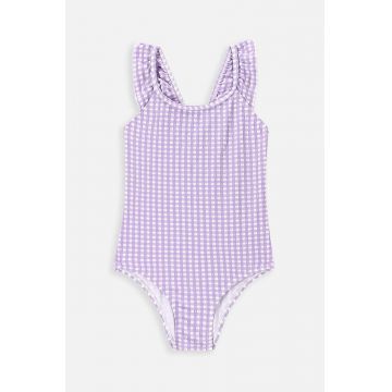 Coccodrillo costum de baie dintr-o bucată pentru copii culoarea violet