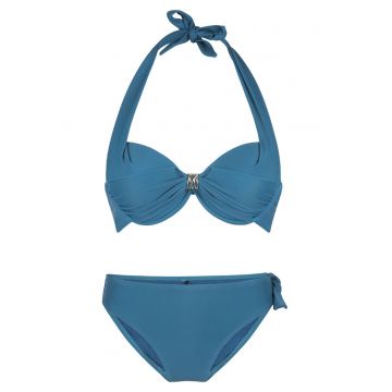Costum de baie din doua piese - cu decolteu halter 31371