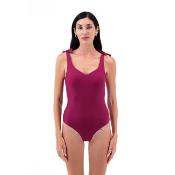 Costum de baie intreg cu decolteu in V