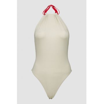 Costum de baie intreg cu spate decupat