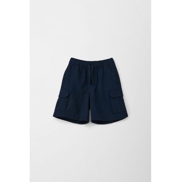 Pantaloni scurti cargo cu talie ajustabila