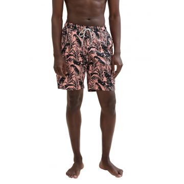 Pantaloni scurti de baie cu model si buzunare laterale