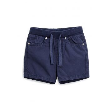 Pantaloni scurti de bumbac cu snur in talie