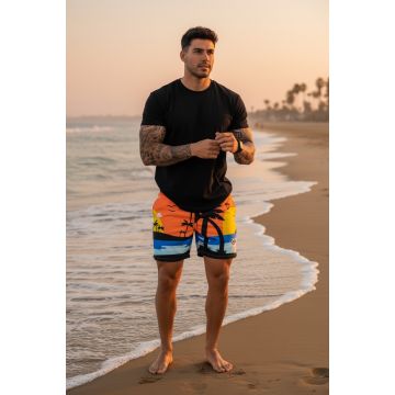 Sort de baie cu imprimeu 11682 86-3.1.2