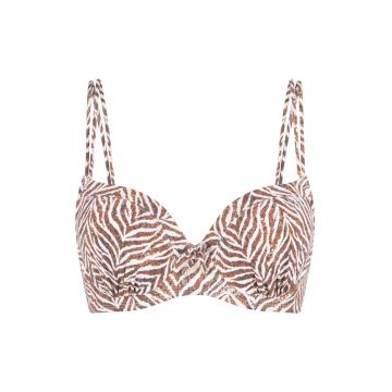 Sutien de baie cu burete si animal print