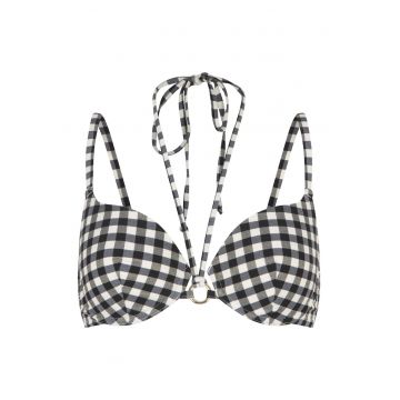 Sutien de baie cu model in carouri 31385