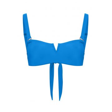Sutien de baie cu model uni si bretele late