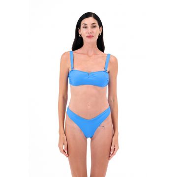 Sutien de baie cu model uni si bretele late
