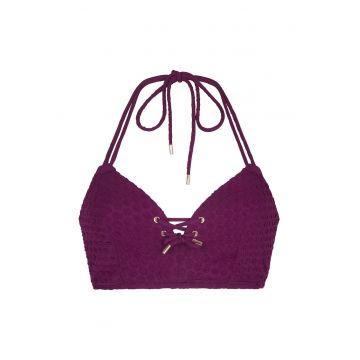 Sutien de baie texturat