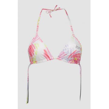 Sutien de baie triunghiular cu model